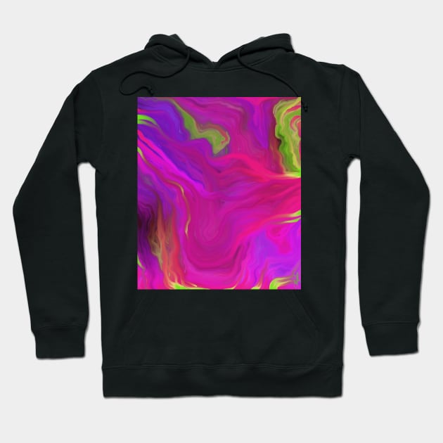 AGATE INTERPRETED:  PINK LAVA BEDS Hoodie by Overthetopsm